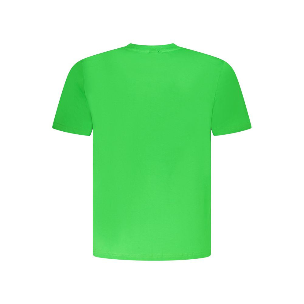 Grünes Herren-T-Shirt aus Baumwolle