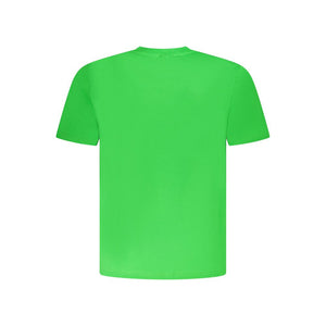 Grünes Herren-T-Shirt aus Baumwolle