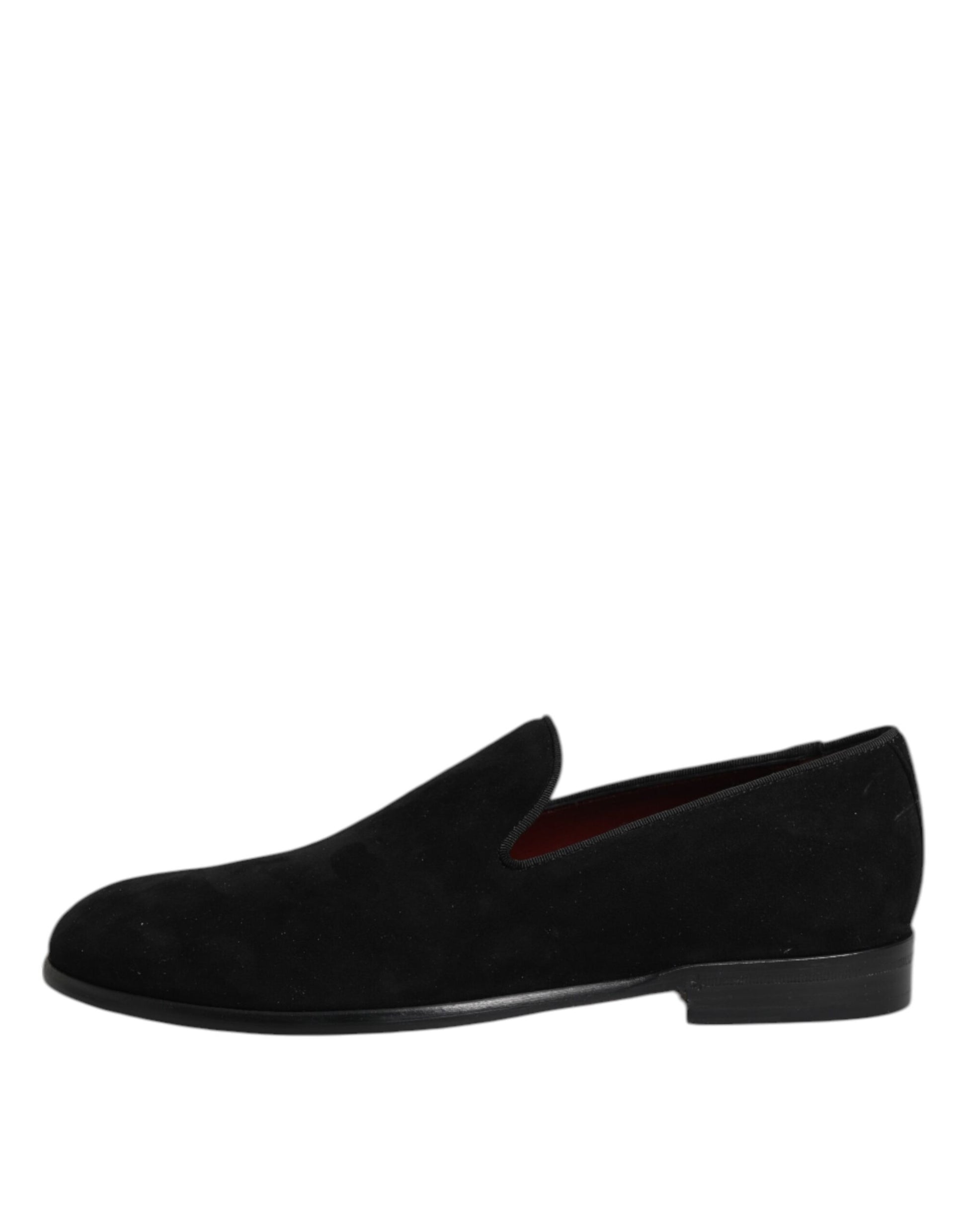 Schwarze Slipper aus Wildleder – formelle Schuhe