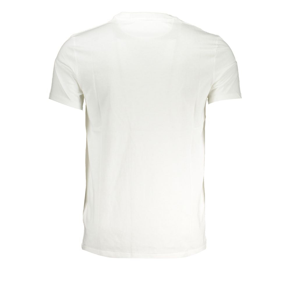 Weißes Herren-T-Shirt aus Baumwolle
