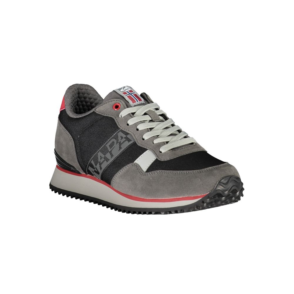 Elegante schwarze Sport-Sneaker zum Schnüren