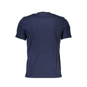 Blaues Baumwoll-T-Shirt