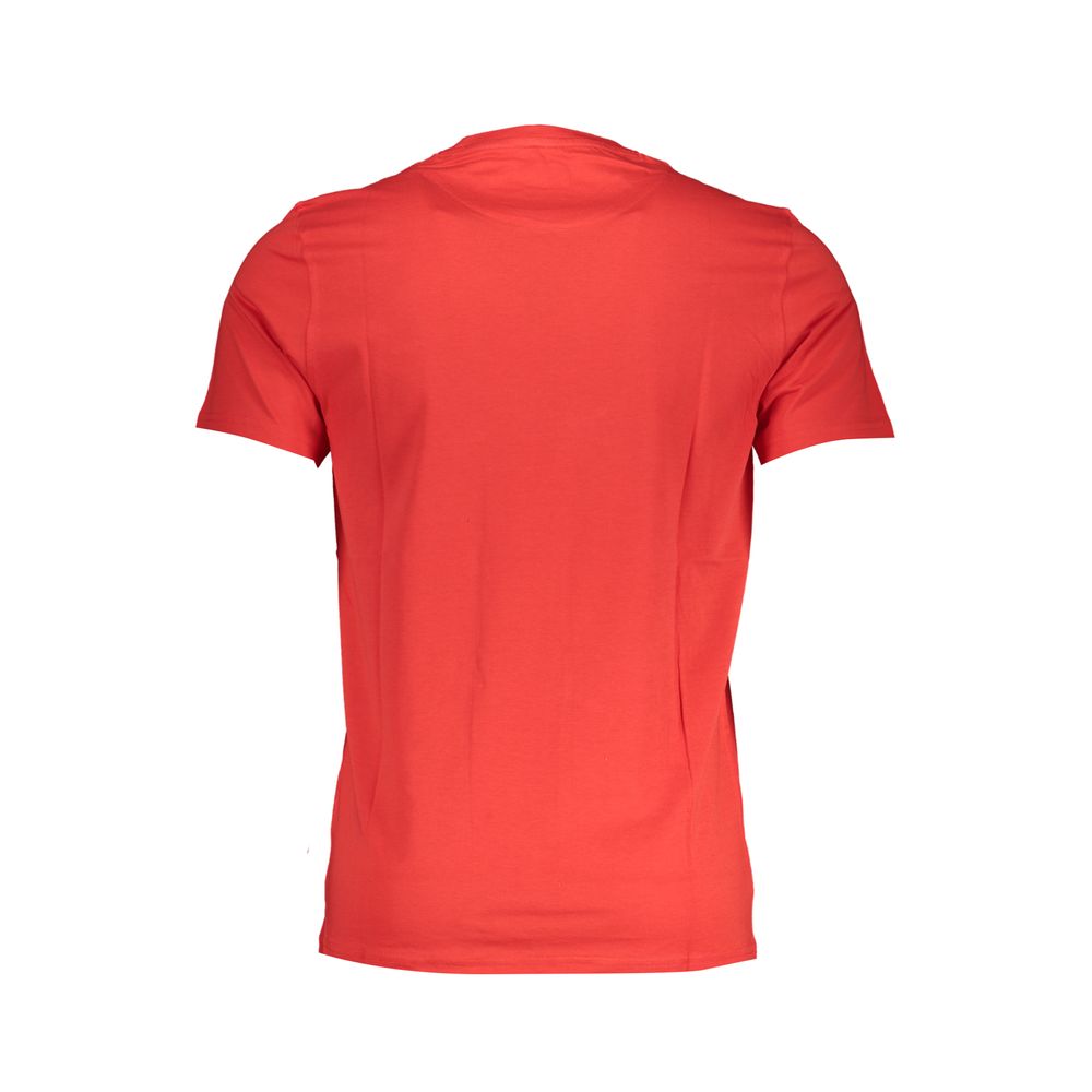 Rotes Baumwoll-T-Shirt