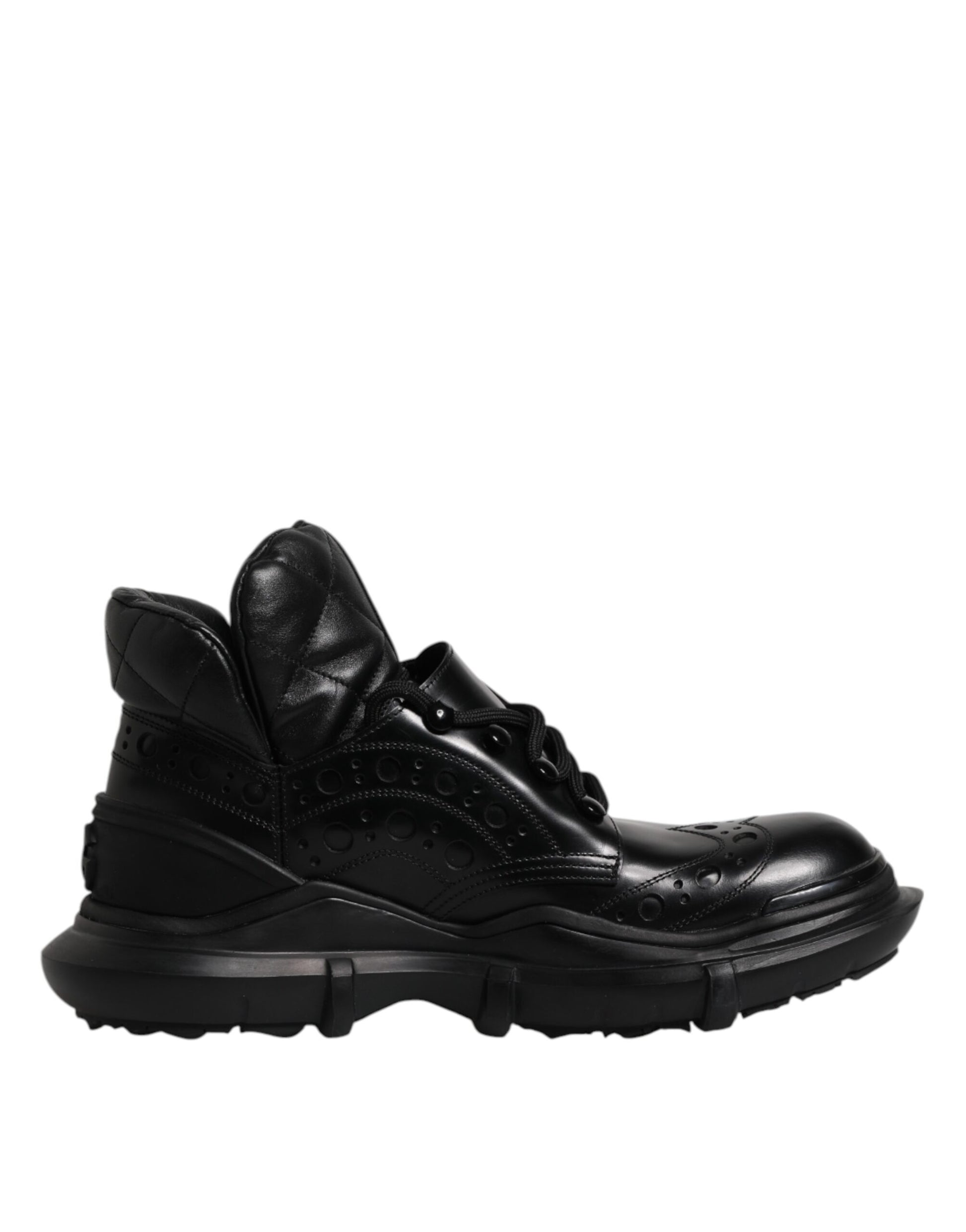Schwarze Leder Casual Herren Stiefeletten Schuhe