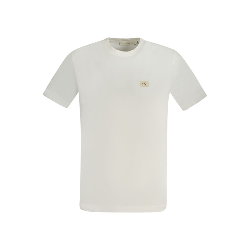 Weißes Herren-T-Shirt aus Baumwolle