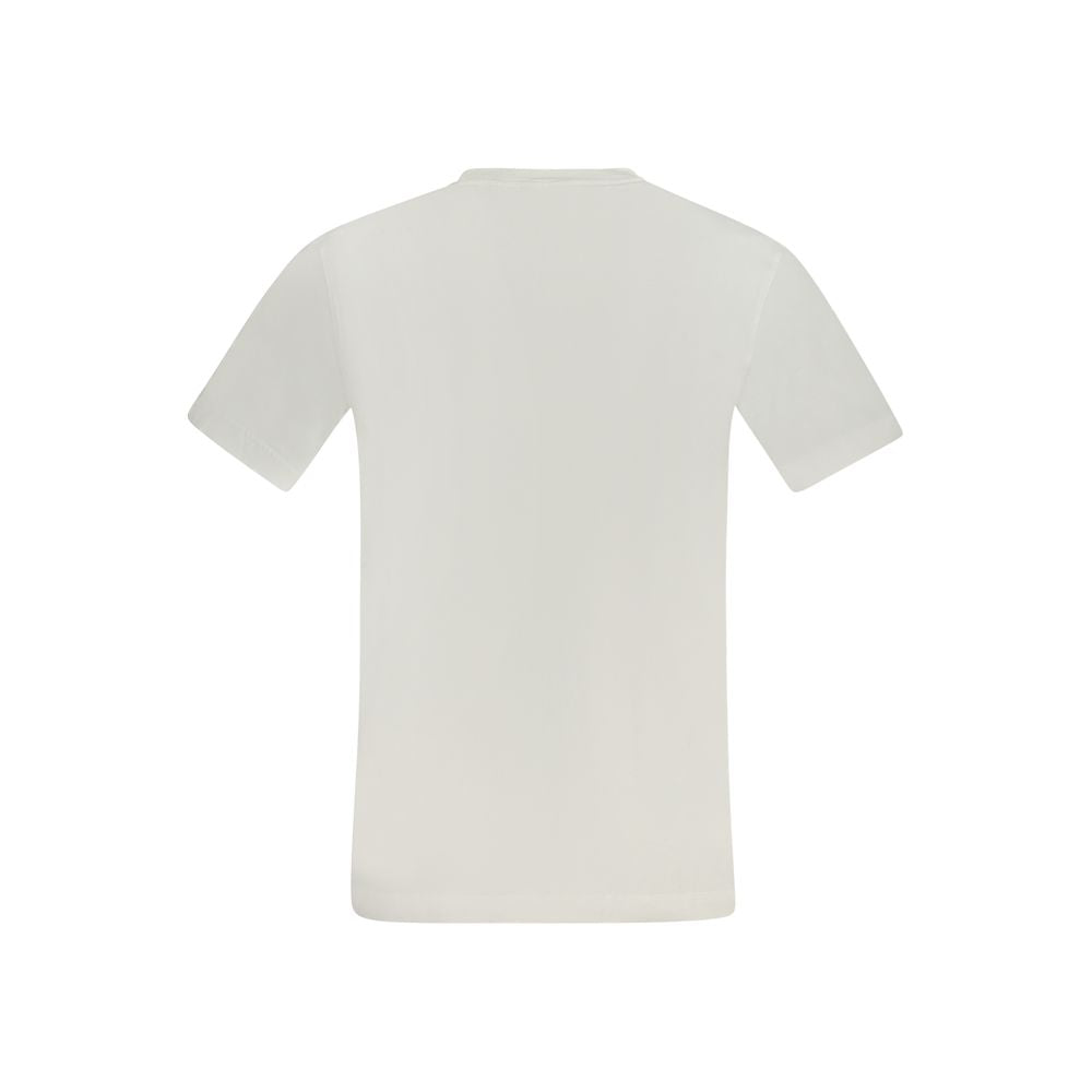 Weißes Herren-T-Shirt aus Baumwolle