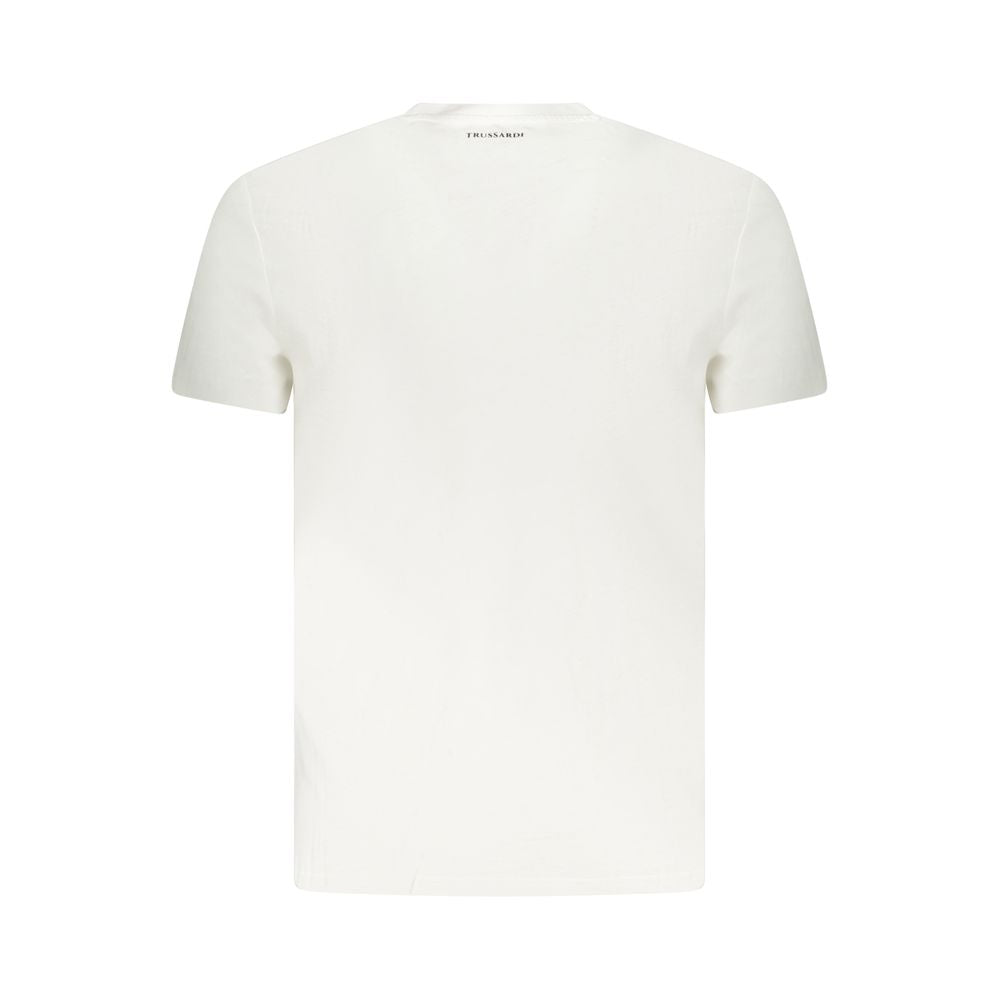 Weißes Herren-T-Shirt aus Baumwolle