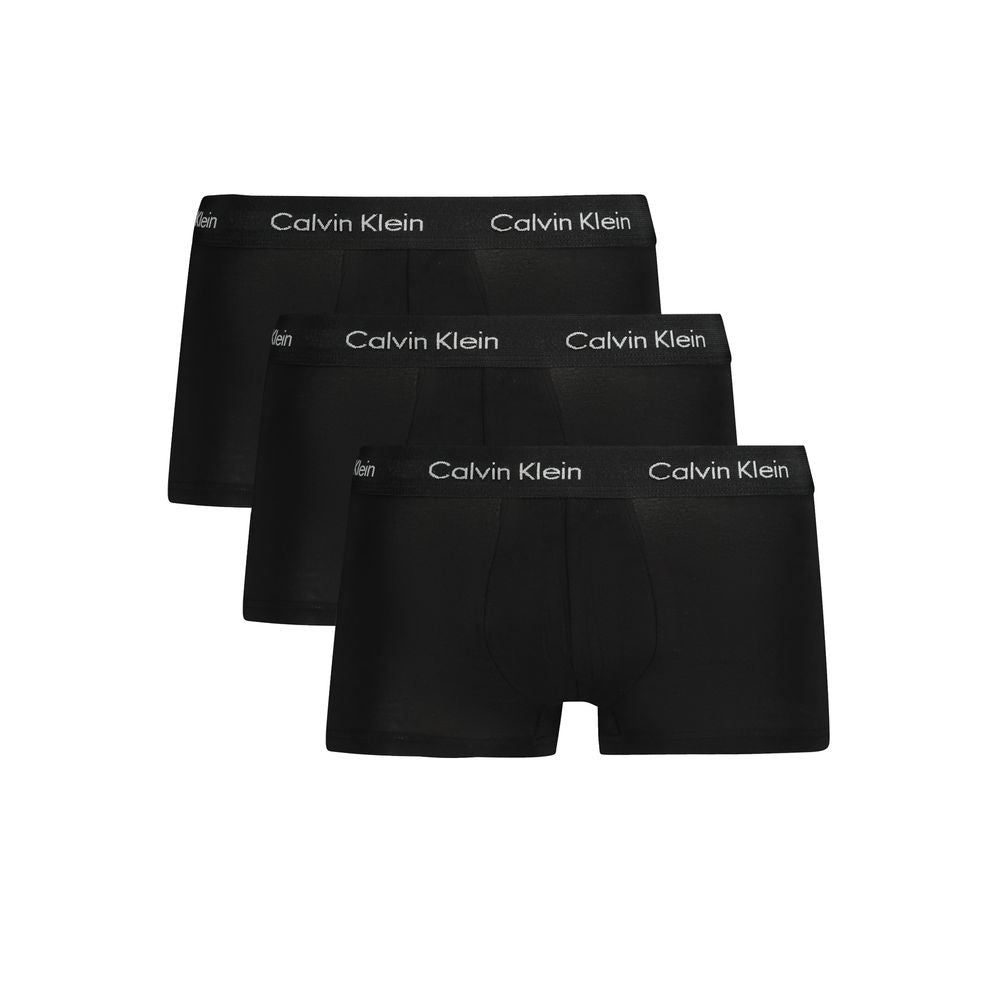 Schwarze Herren-Boxershorts aus Baumwolle
