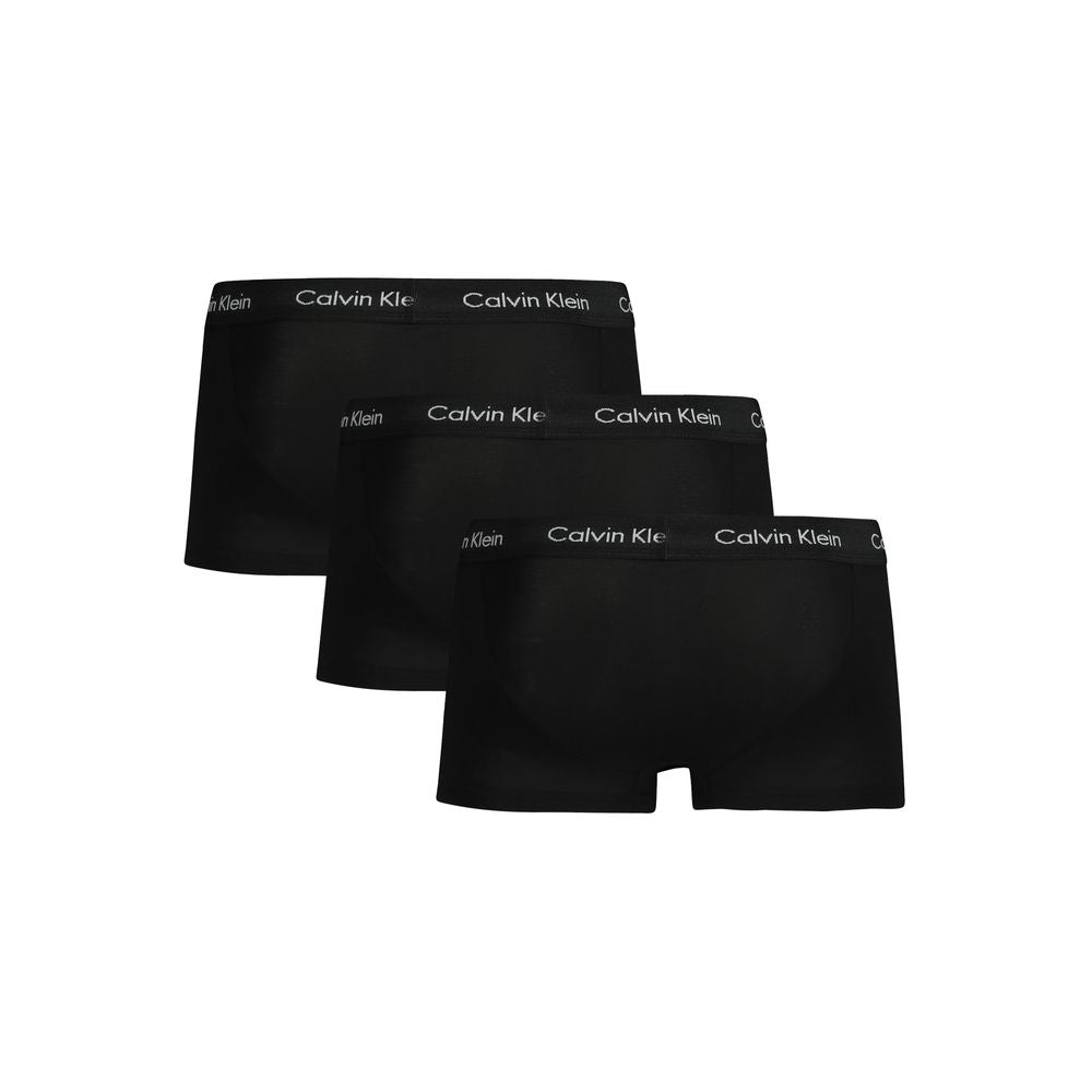Schwarze Herren-Boxershorts aus Baumwolle