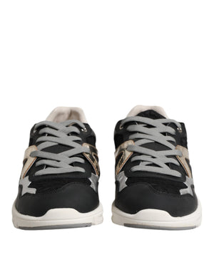 Mehrfarbige Low-Top-Sneaker aus Wildleder