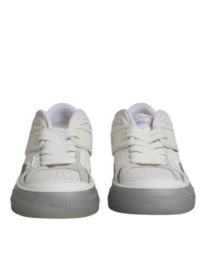 White Low Top DG Embossed Men Sneakers Shoes