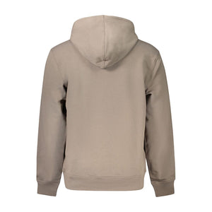 Brauner Baumwollpullover für Herren