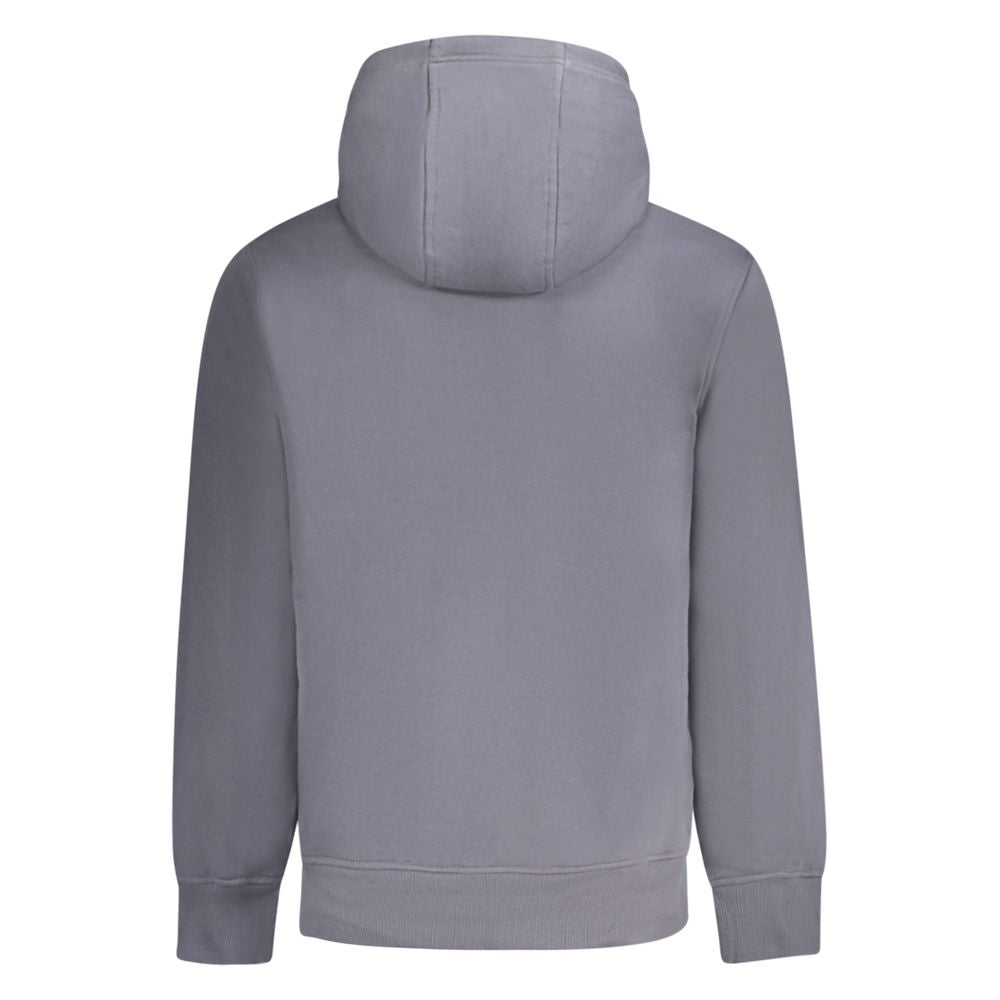 Blauer Baumwollpullover für Herren