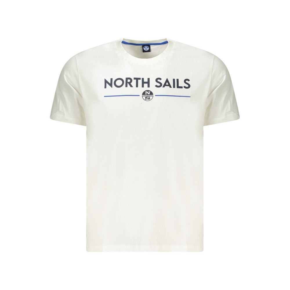 Weißes Herren-T-Shirt aus Baumwolle