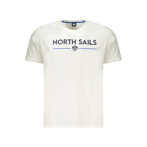 White Cotton Men T-Shirt