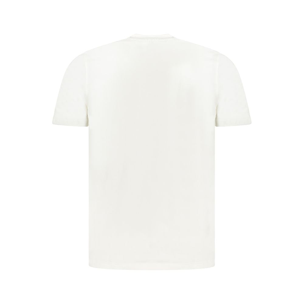 Weißes Herren-T-Shirt aus Baumwolle