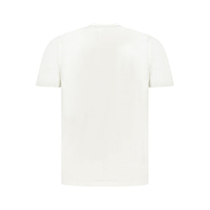 Weißes Herren-T-Shirt aus Baumwolle