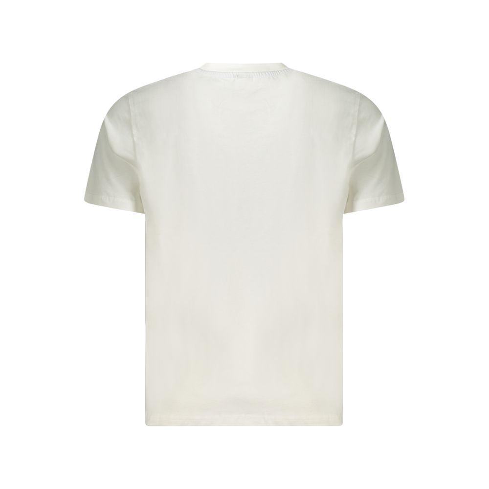 Weißes Herren-T-Shirt aus Baumwolle
