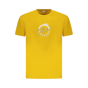 Gelbes Herren-T-Shirt aus Baumwolle