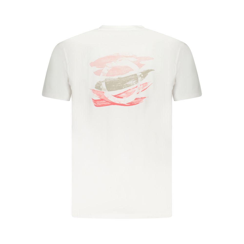 Weißes Herren-T-Shirt aus Baumwolle