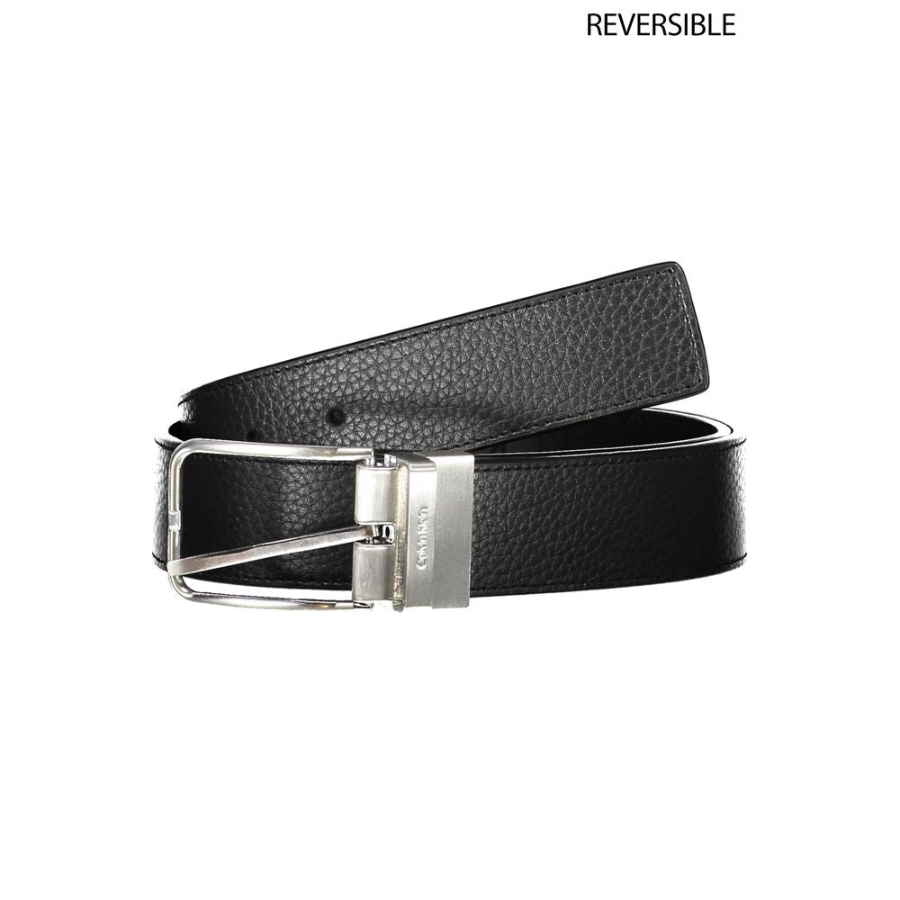 Schwarzer Polyester-Herrengürtel