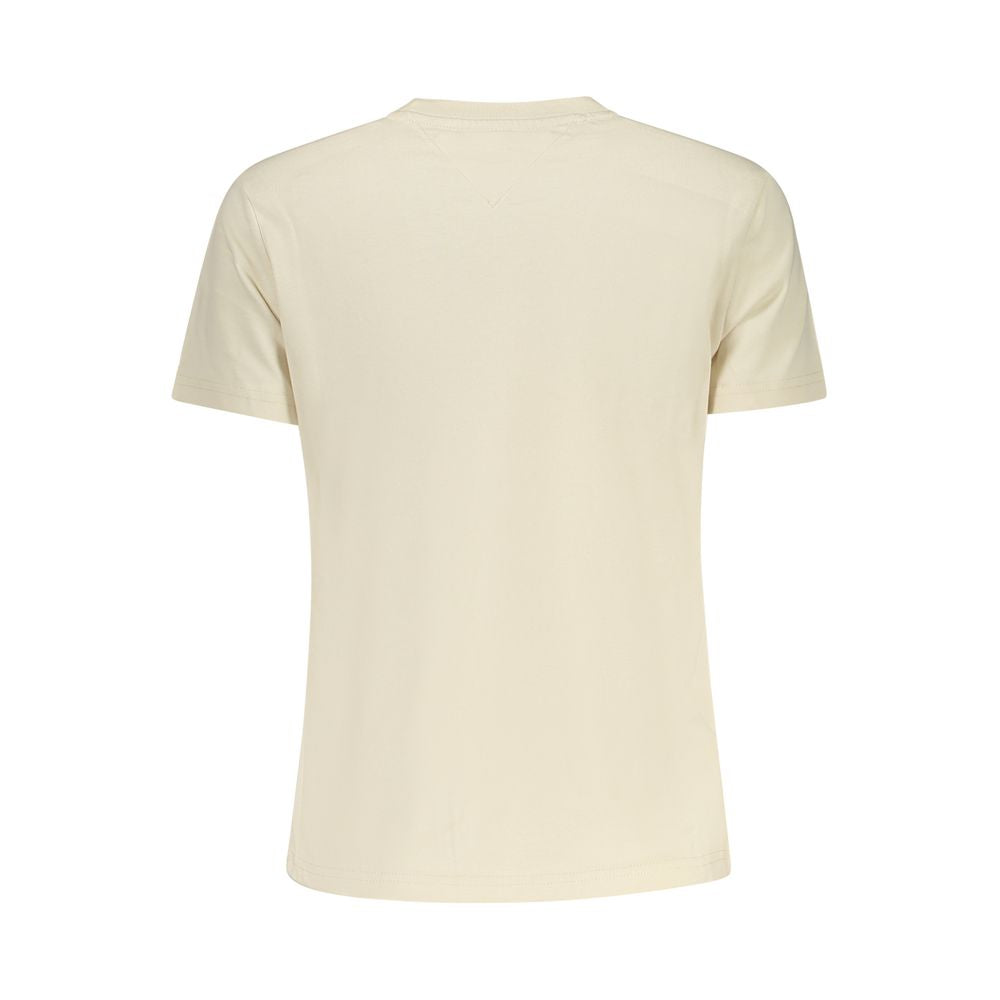 Beiges Baumwolltop für Damen