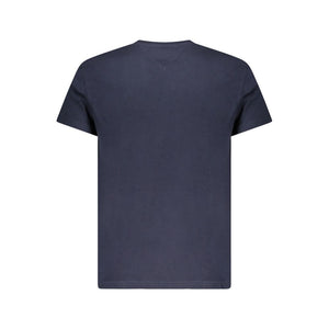 Blaues Herren-T-Shirt aus Baumwolle