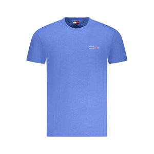 Blaues Herren-T-Shirt aus Baumwolle