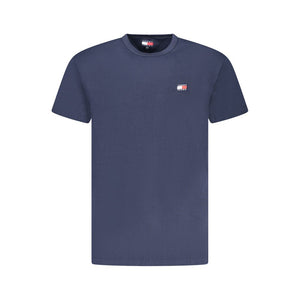 Blaues Herren-T-Shirt aus Baumwolle