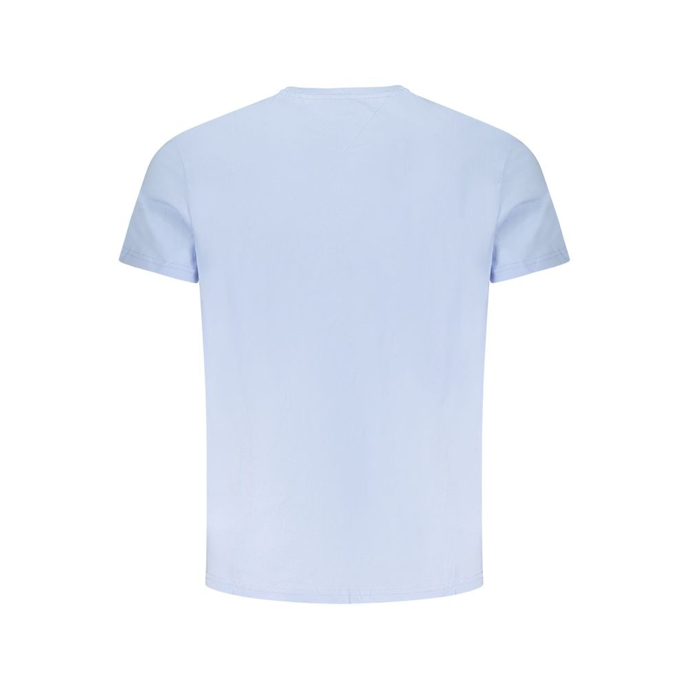 Blaues Herren-T-Shirt aus Baumwolle