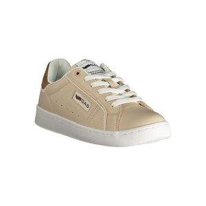 Beige Polyester Damen Sneaker