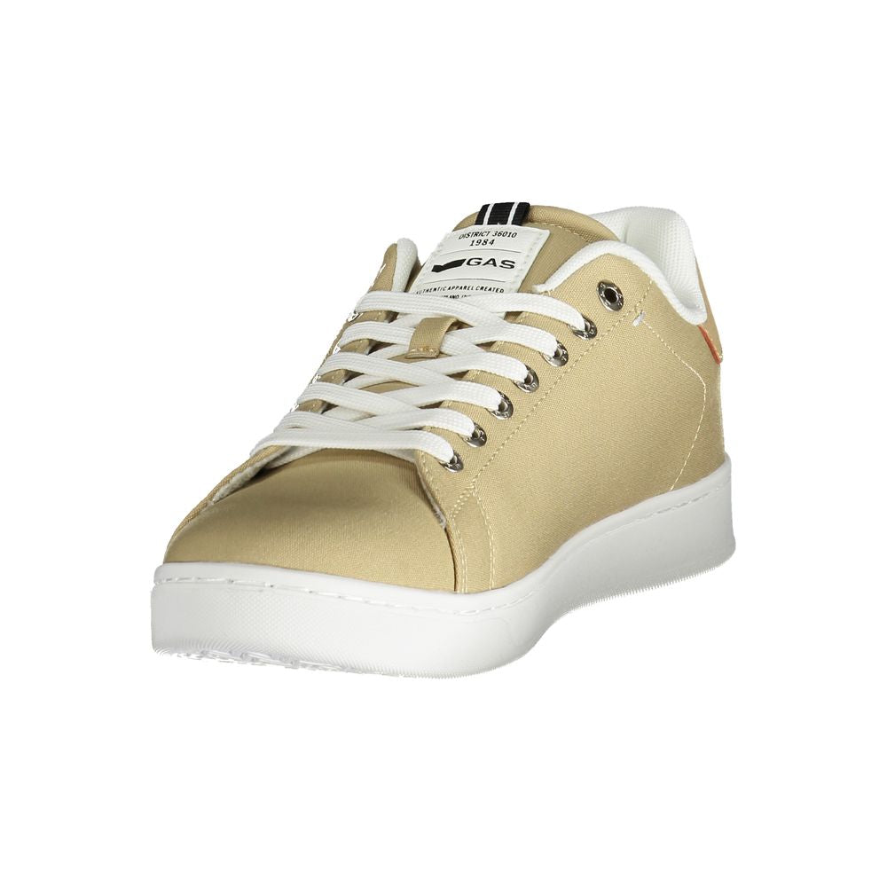 Beige Polyester Herren Sneaker