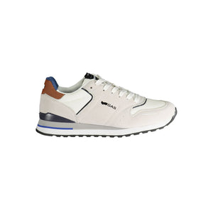 Weiße Polyester Herren Sneaker