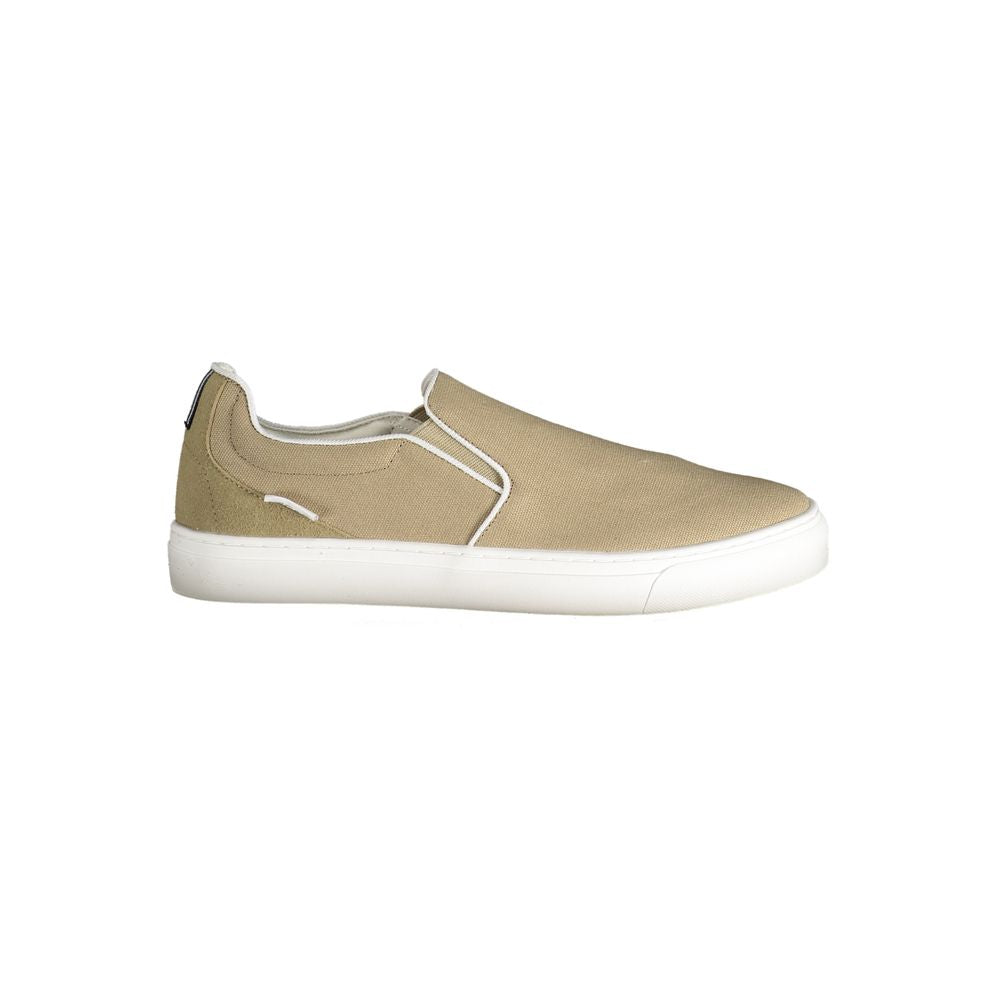 Beige Polyester Herren Sneaker
