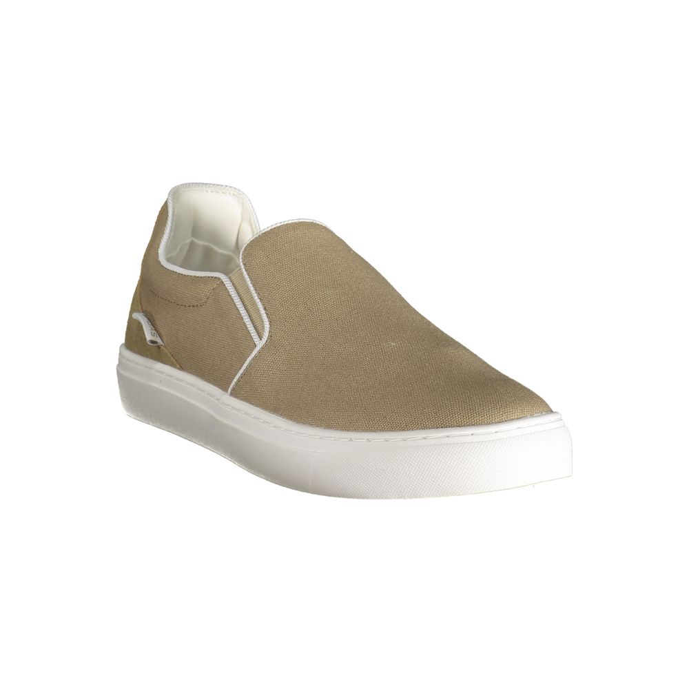 Beige Polyester Herren Sneaker