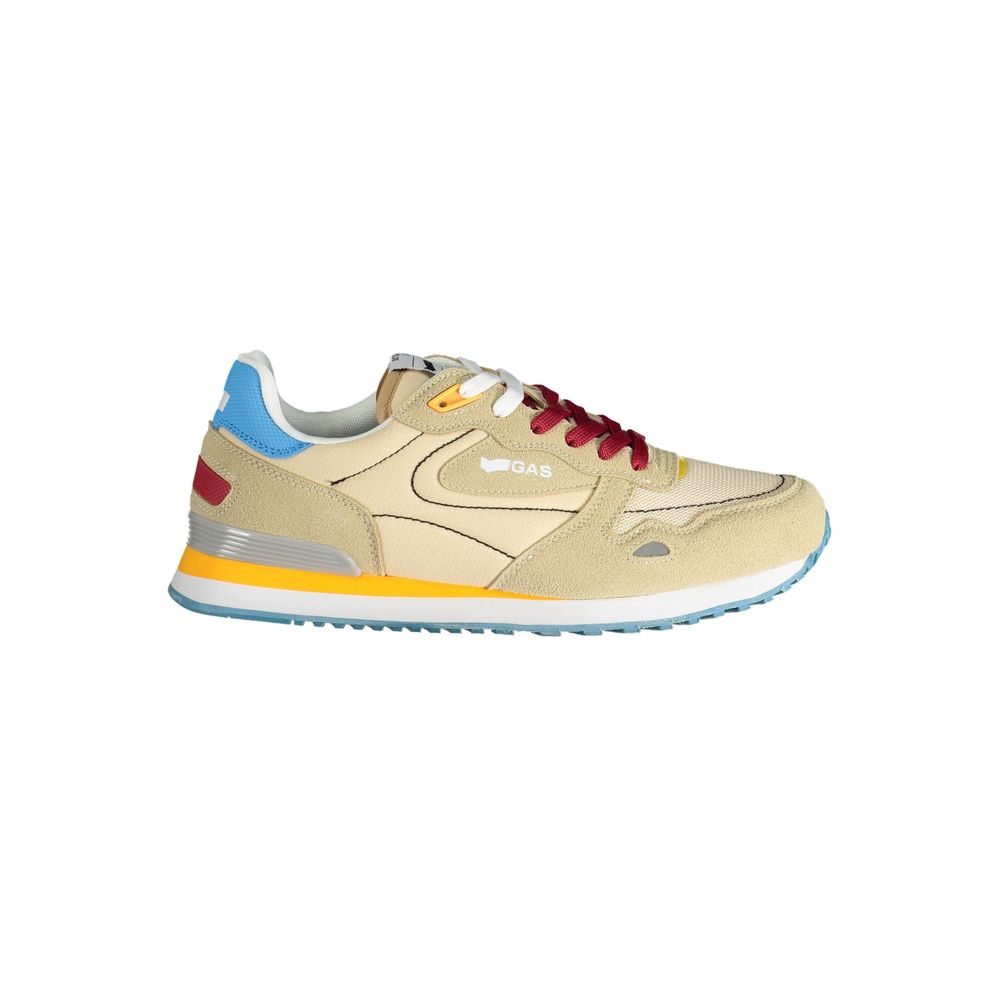 Beige Polyester Herren Sneaker