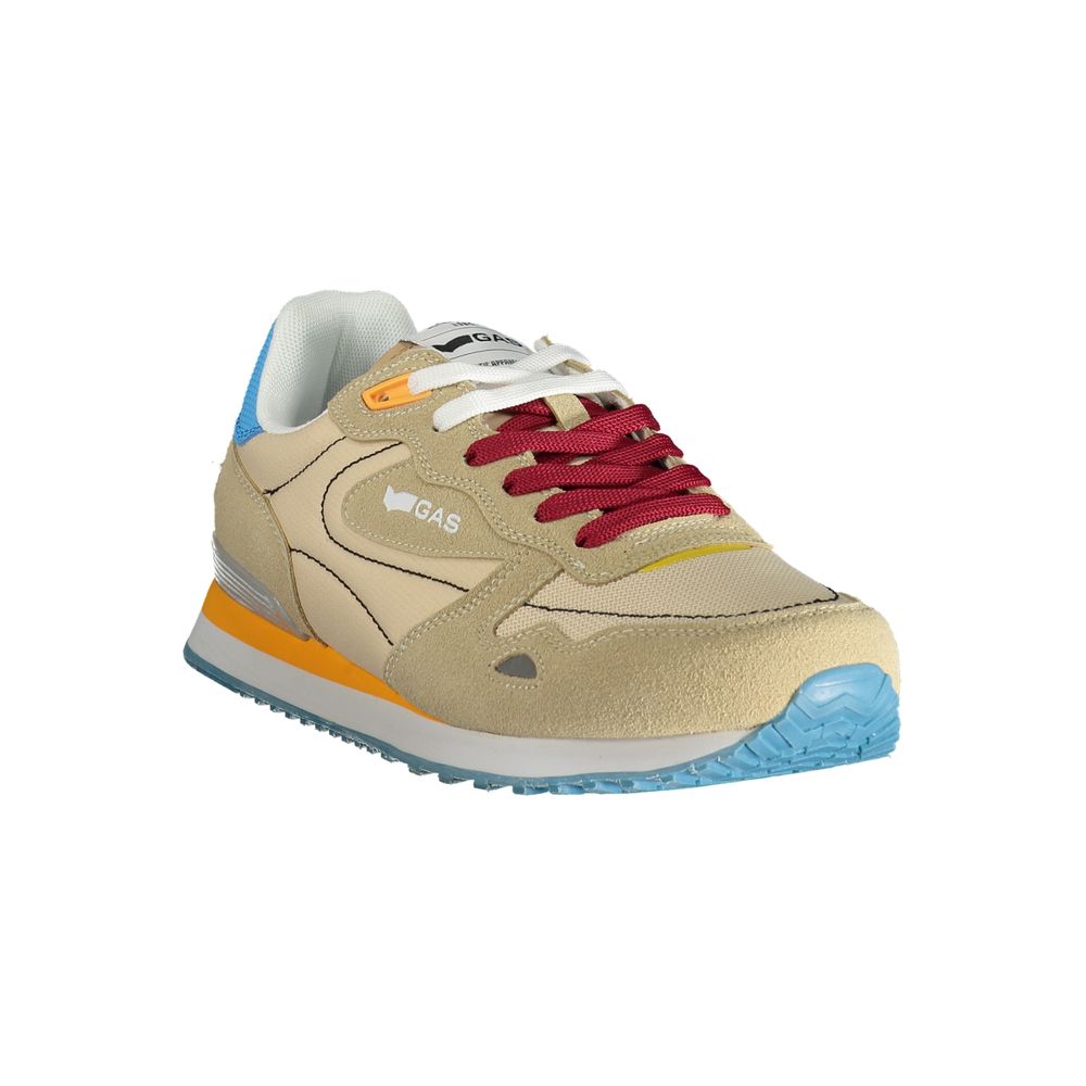Beige Polyester Herren Sneaker