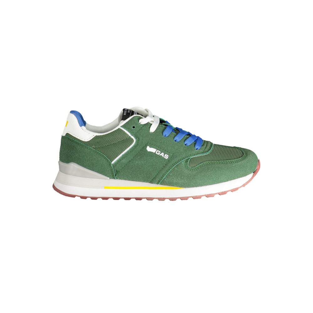 Grüner Polyester Herren Sneaker