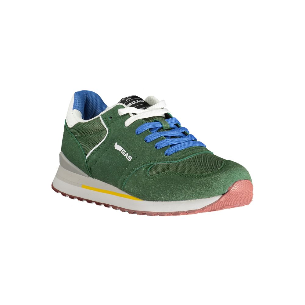 Grüner Polyester Herren Sneaker