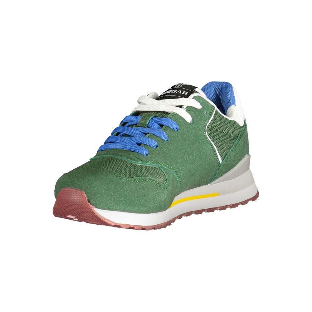 Grüner Polyester Herren Sneaker
