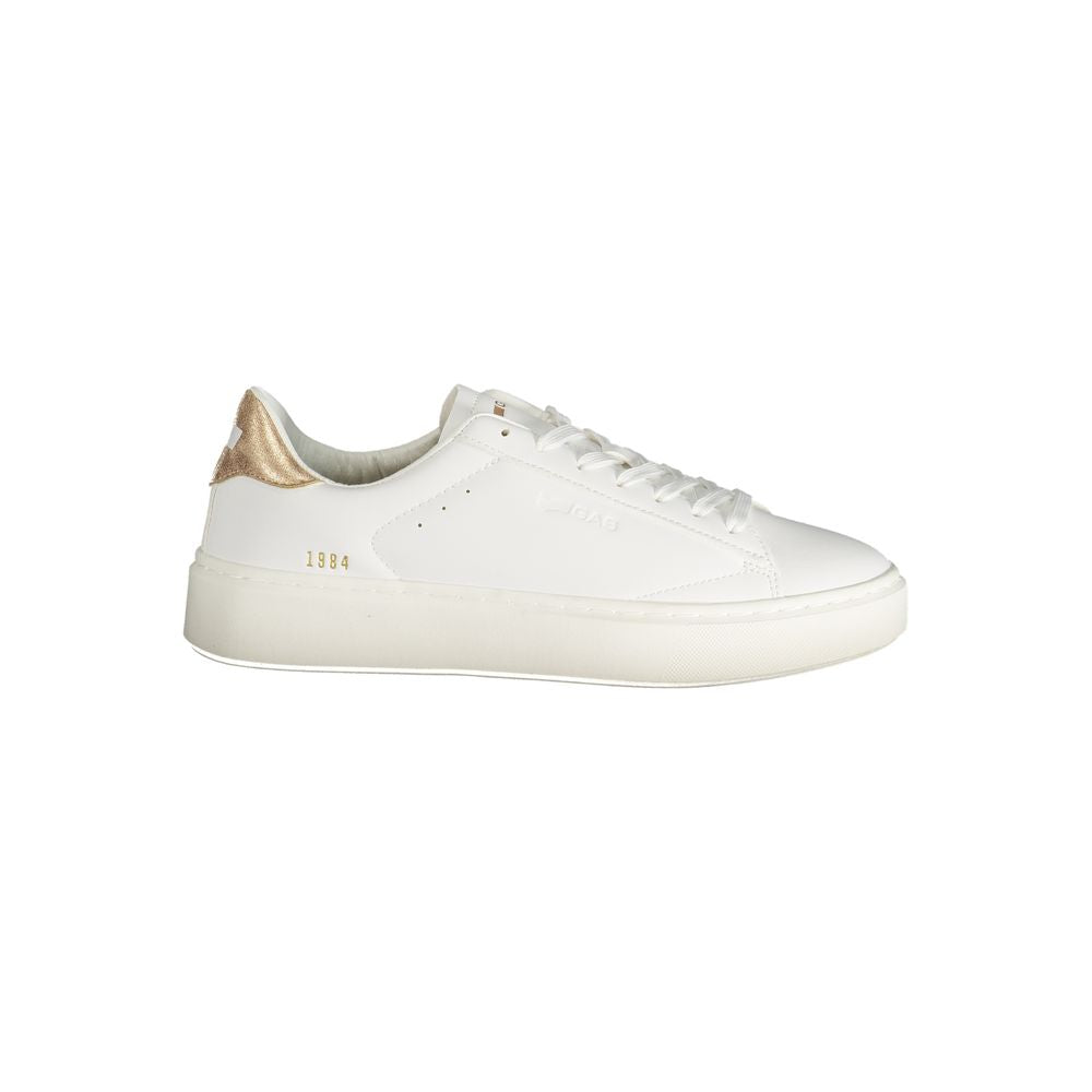 Weiße Polyester Damen Sneaker
