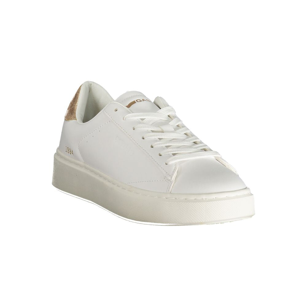 Weiße Polyester Damen Sneaker