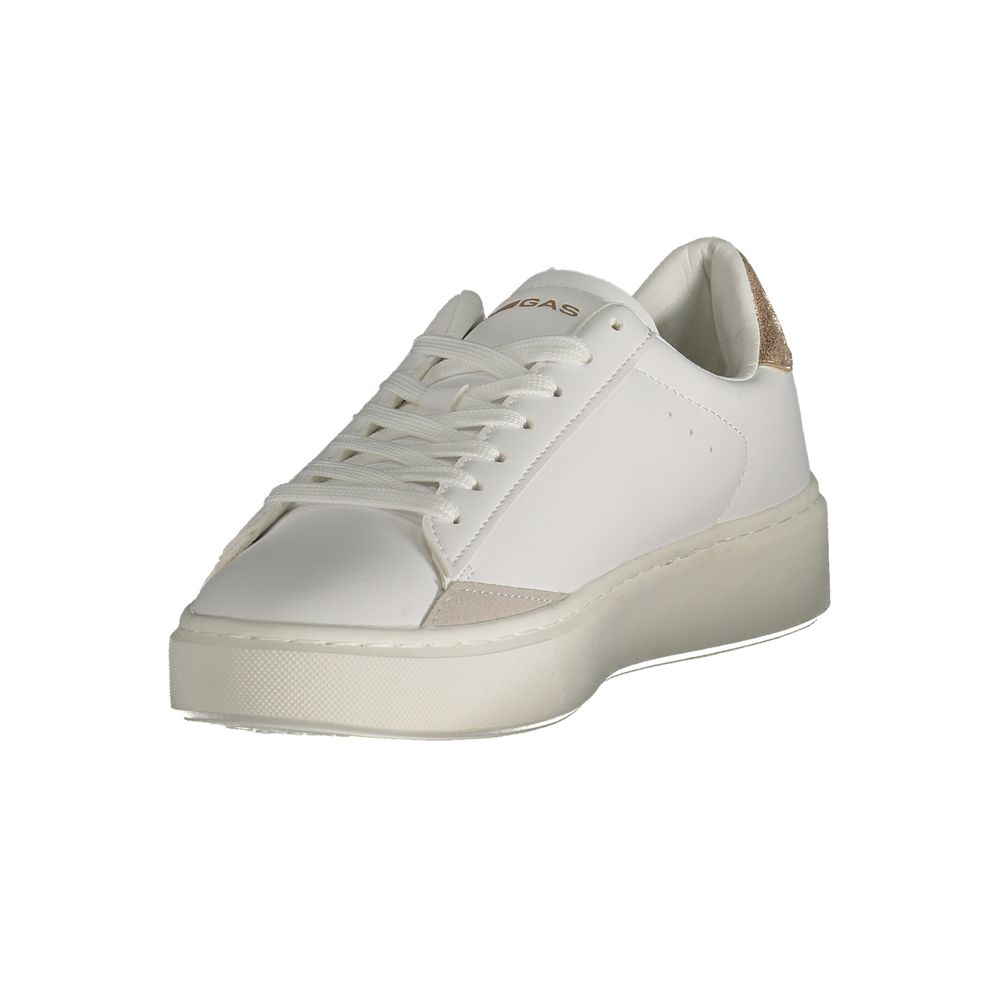 Weiße Polyester Damen Sneaker