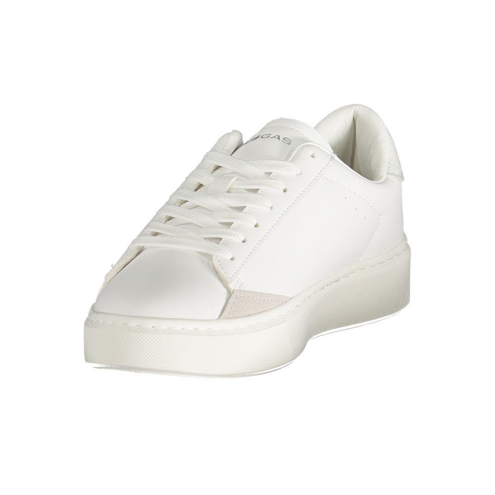 Weiße Polyester Damen Sneaker