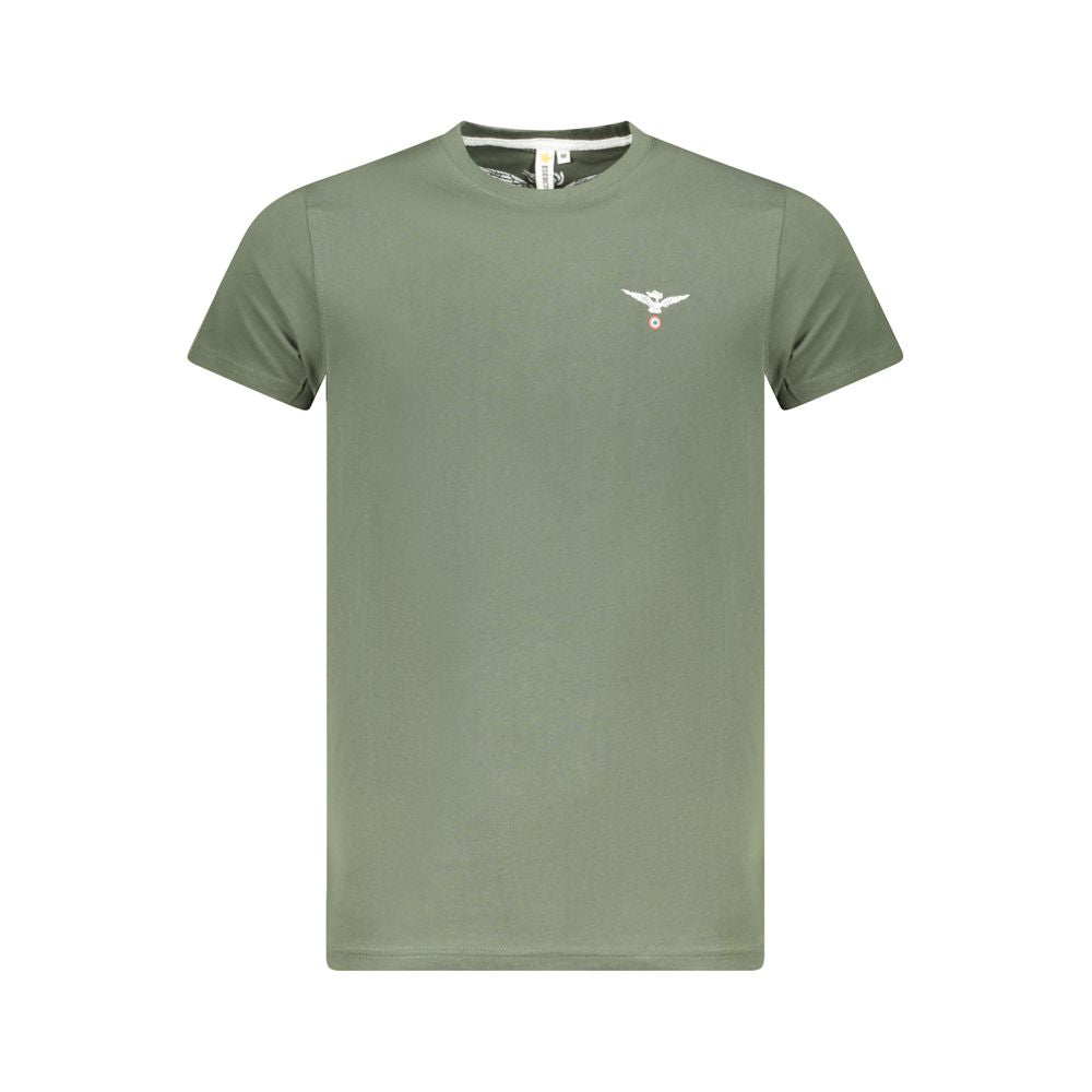 Grünes Baumwoll-T-Shirt