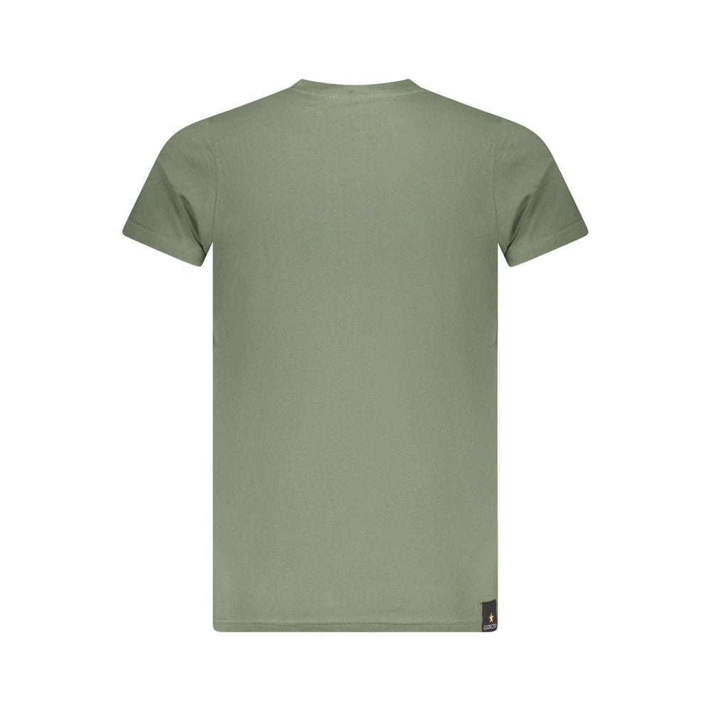 Grünes Baumwoll-T-Shirt