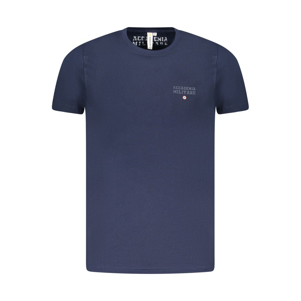 Blaues Baumwoll-T-Shirt