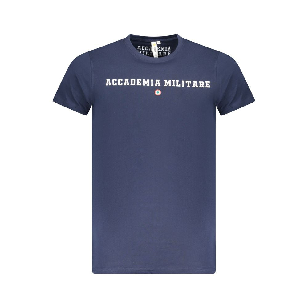 Blaues Baumwoll-T-Shirt