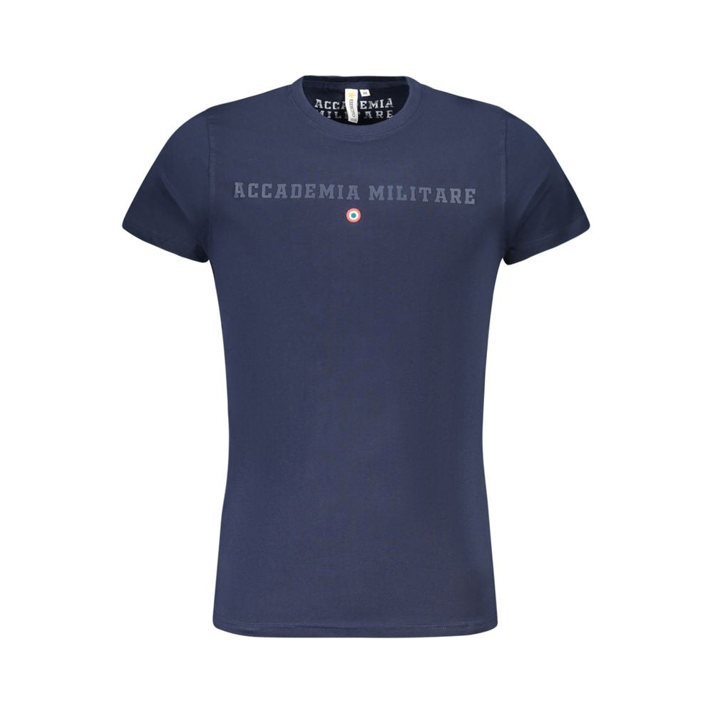 Blaues Baumwoll-T-Shirt