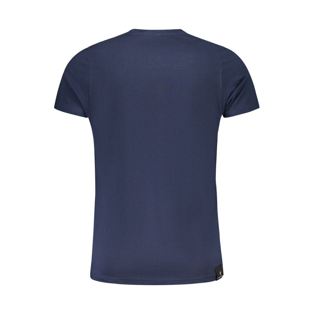 Blaues Baumwoll-T-Shirt